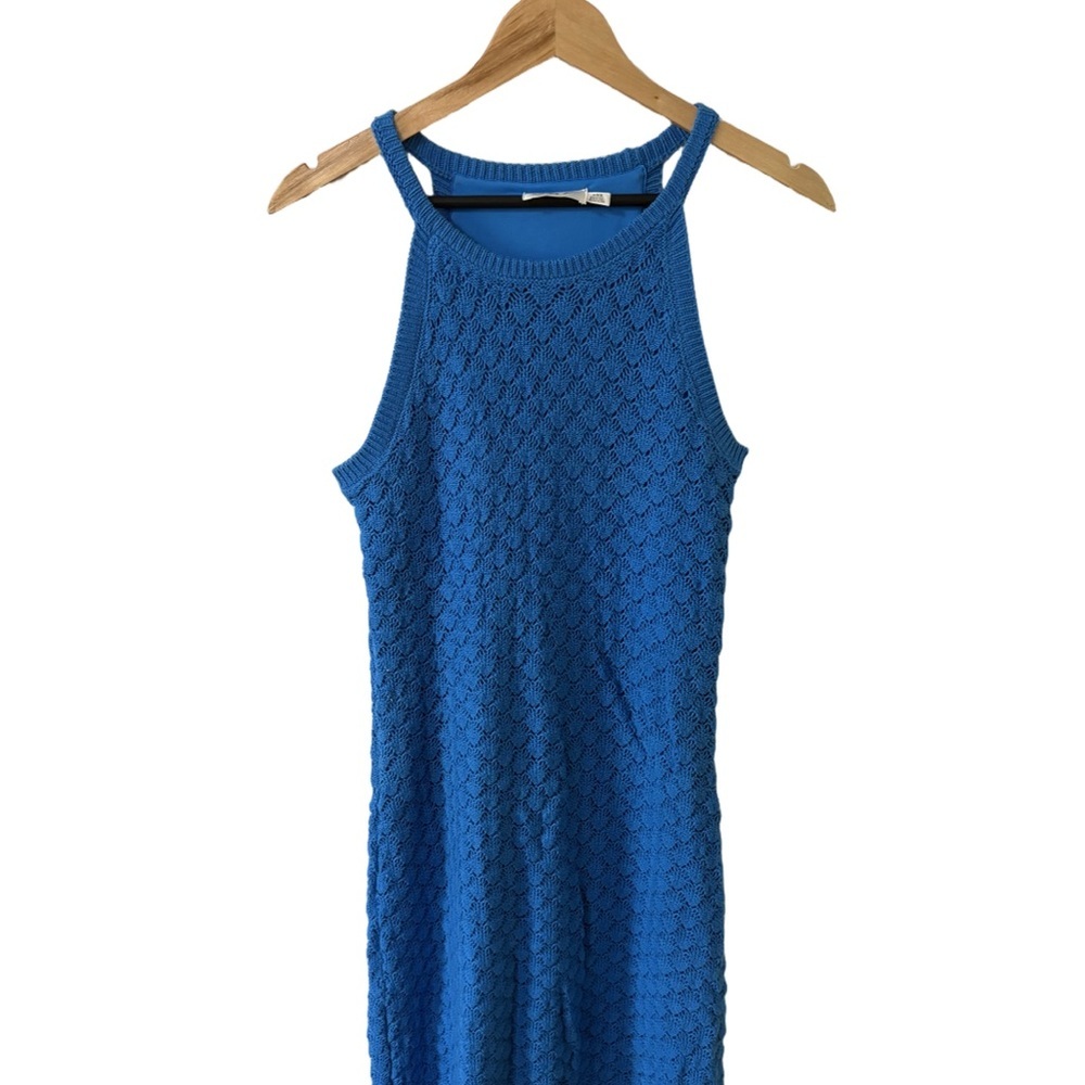 Eliza J Vibrant Blue Knit Dress